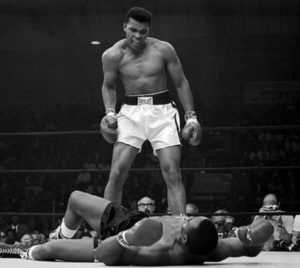 Muhammad Ali contro Sonny Liston.